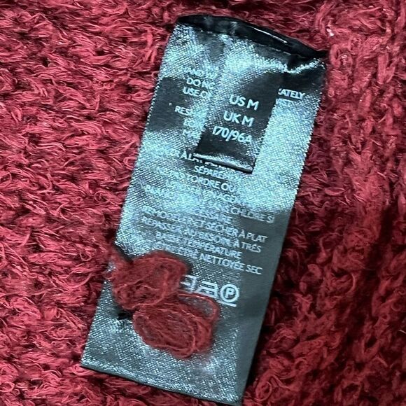 Pilcro Anthropologie Burgundy Heavy Weight Cardigan Sweater, Size M, NWT - Picture 8 of 10